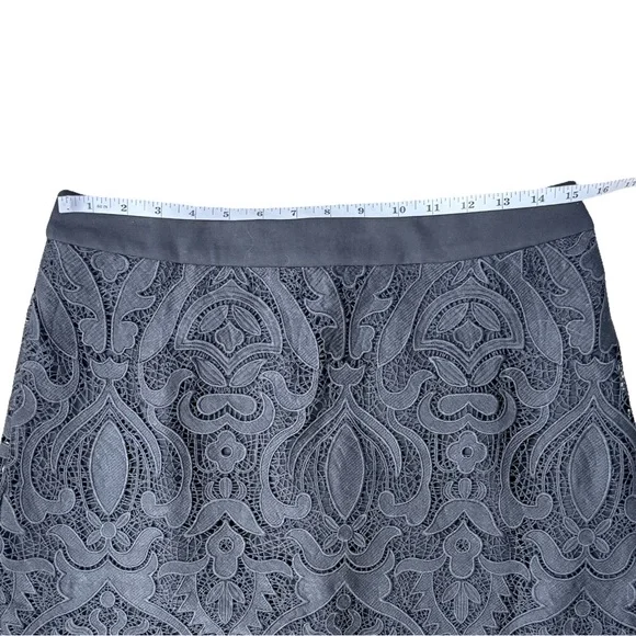 Gracia Black Lace Pencil Midi Skirt NWT - Picture 5 of 9